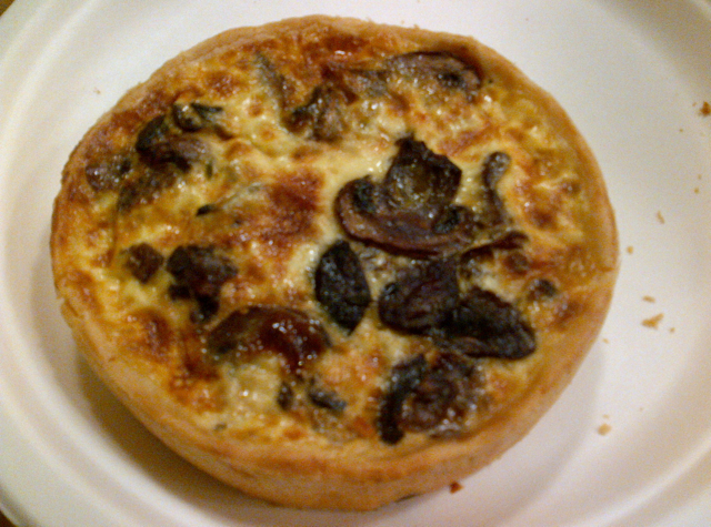 Breads Bakery NYC Review - Mushroom Quiche