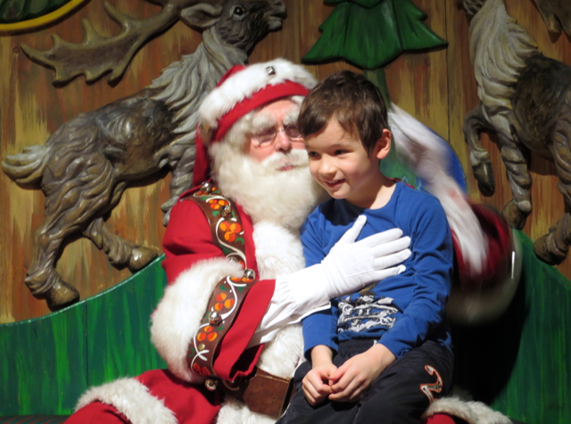 Macy's Santaland NYC 2013 with Express Pass - With Santa