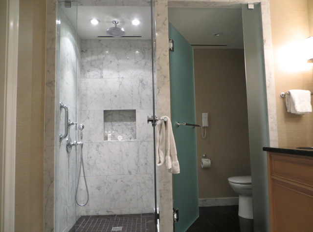 Four Seasons Boston State Suite Review - Rain Shower and Separate Toilet