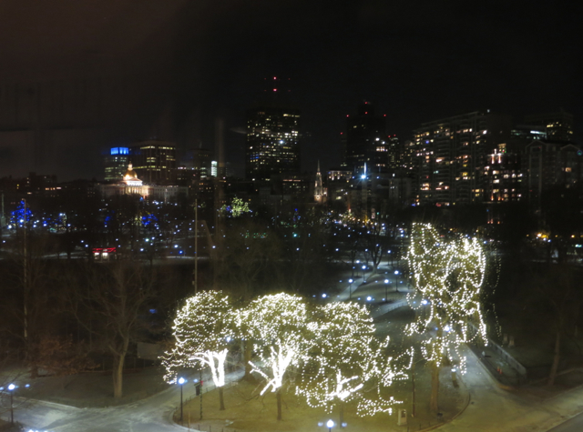 Four Seasons Boston State Suite Review - View at Night