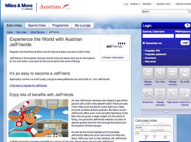 2000 Miles & More Miles for Kids Joining JetFriends