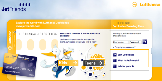 2000 Miles & More Miles for Kids Joining JetFriends