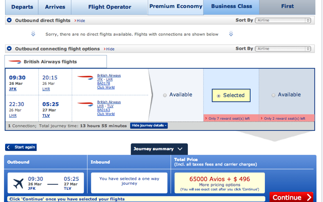 British Airways Companion Ticket Worth It for Europe and Israel Award Travel?