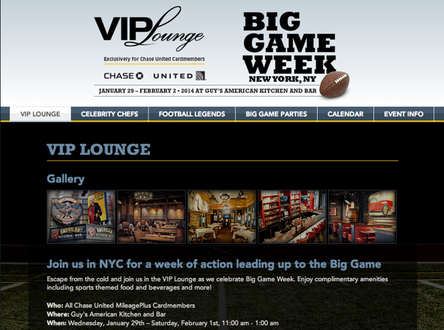 Chase VIP Lounge NYC for United Cardholders