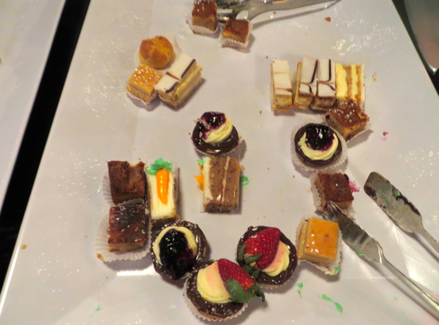 Chase VIP Lounge NYC for United Card Holders Super Bowl Week - Desserts