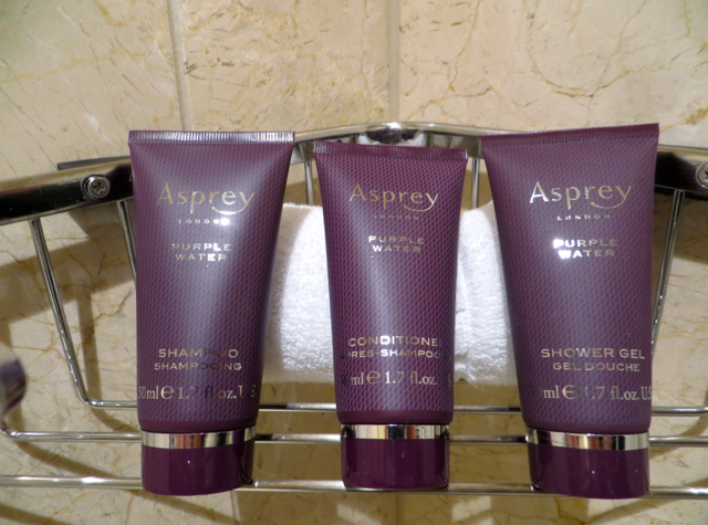 Ritz-Carlton Denver Hotel Review -Asprey of London Purple Water Bath Amenities