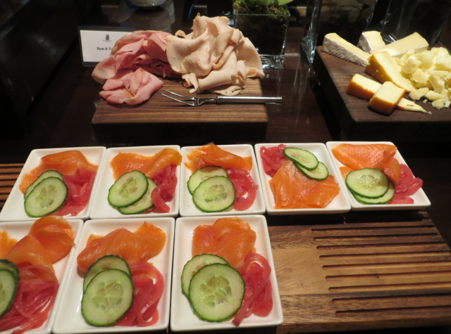 Club Lounge, Ritz-Carlton Denver - Breakfast - Smoked Salmon, Meats, Cheeses