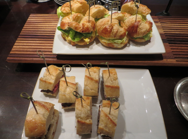 Mid-Day Snack, Club Lounge at Ritz-Carlton Denver - Sandwiches