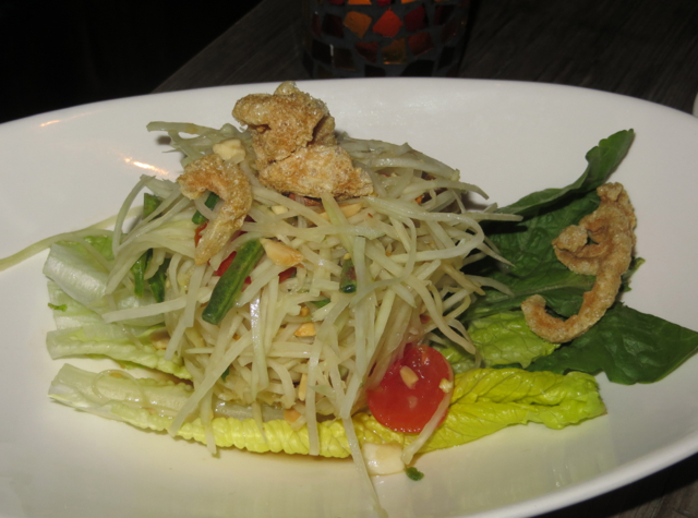 Up Thai NYC Restaurant Review - Som Tum Green Papaya Salad