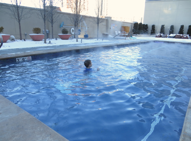 Four Seasons Denver Hotel Review - Outdoor Heated Swimming Pool