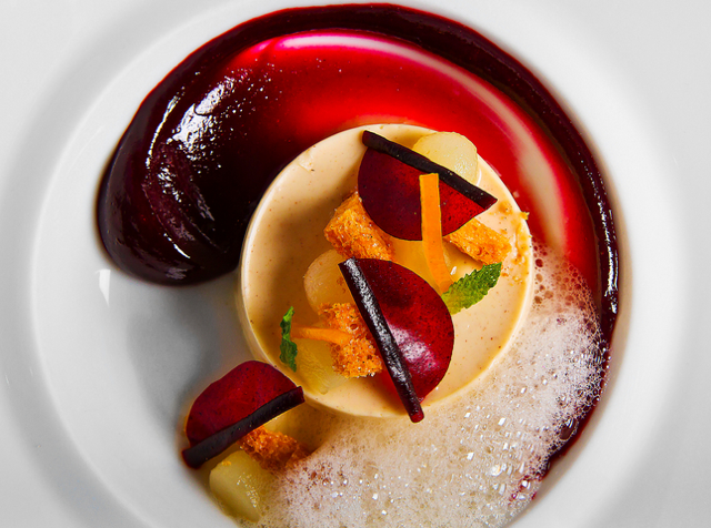 Dovetail Restaurant - Foie Gras with Huckleberries