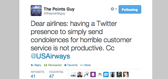 US Airways Customer Service Fail - The Points Guy