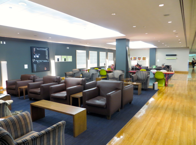 British Airways Galleries Lounge at JFK Terminal 7 Review-Seating near Elemis Spa