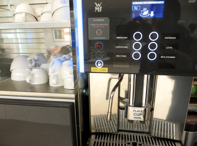 British Airways Galleries Lounge JFK Review - Espresso Machine