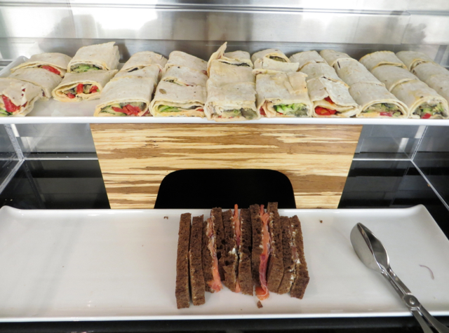 British Airways Galleries Lounge JFK Terminal 7 - Wraps and Sandwiches