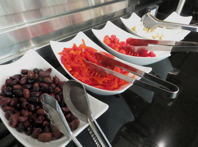 British Airways Galleries Lounge at JFK Review - Olives and Crudites