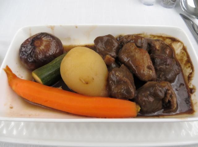 Iberia New Business Class A330-300 Review - Duck in Porto Wine Sauce