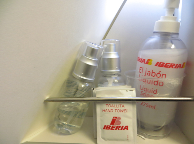 Iberia New Business Class A330-300 Review - Bathroom Amenities