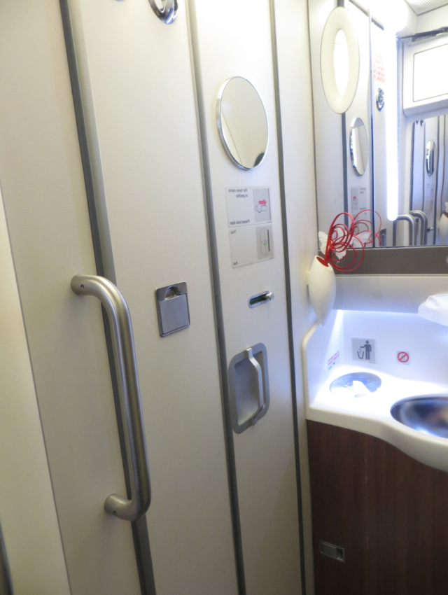 Iberia New Business Class A330-300 Review - Bathroom