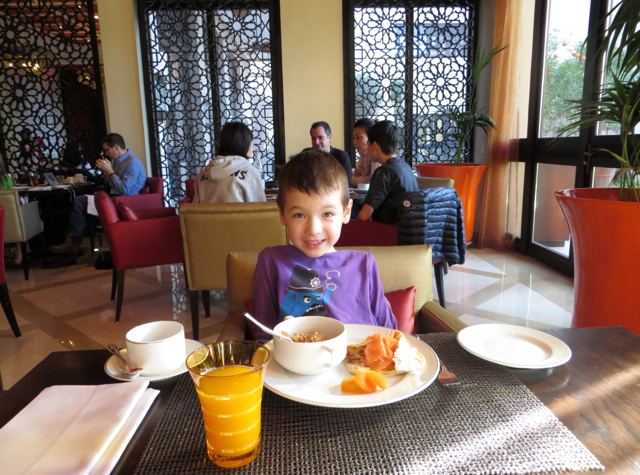 Solano at Four Seasons Marrakech Review - Breakfast Seating