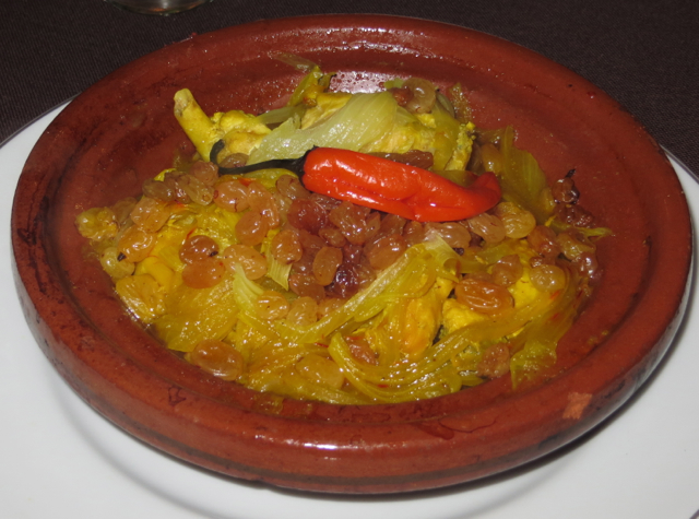 Solano at Four Seasons Marrakech Review - Chicken Tagine