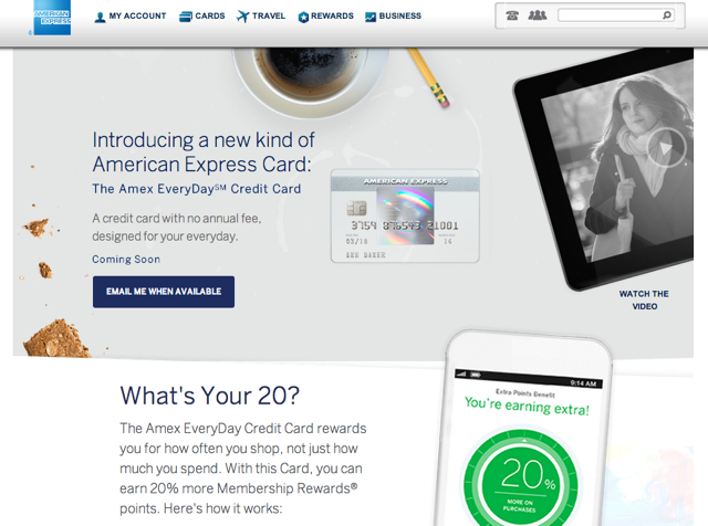 New AMEX EveryDay and AMEX EveryDay Preferred Credit Cards
