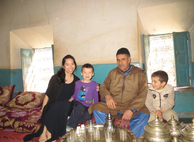 With Our Berber Host and His Son