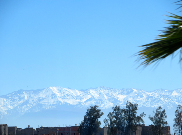 Amanjena Review Marrakech Morocco - Atlas Mountains