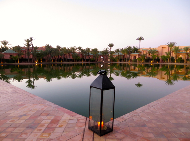 Amanjena Review Marrakech Morocco - Central Pool