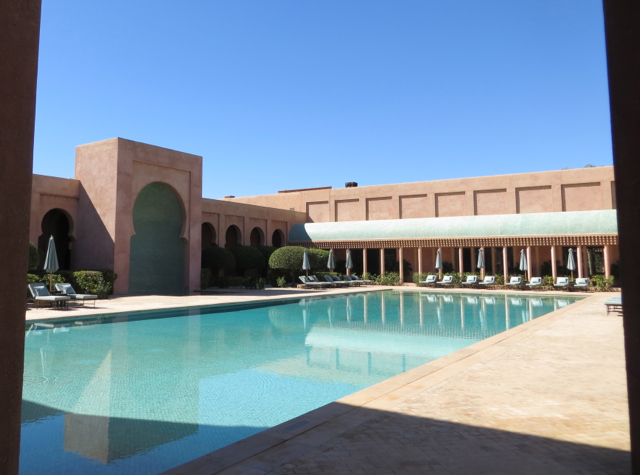 Amanjena Review Marrakech Morocco - Heated Swimming Pool