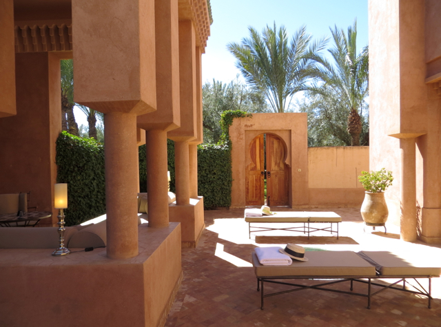 Amanjena Review Marrakech Morocco - Pavilion Courtyard