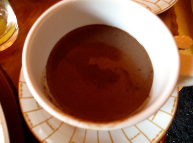 Amanjena Breakfast - Valrhona Hot Chocolate