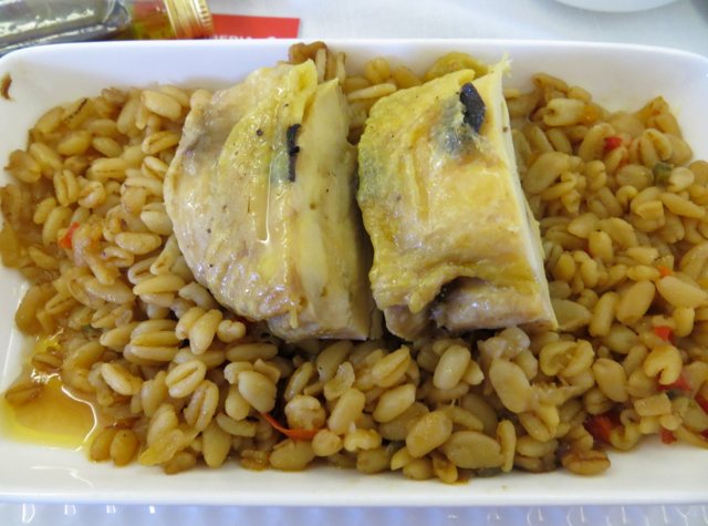 Iberia Business Class A340-600 Review - Poulard (Chicken)