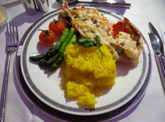 Singapore Suites A380 Review JFK to Frankfurt - Book the Cook Lobster Thermidor