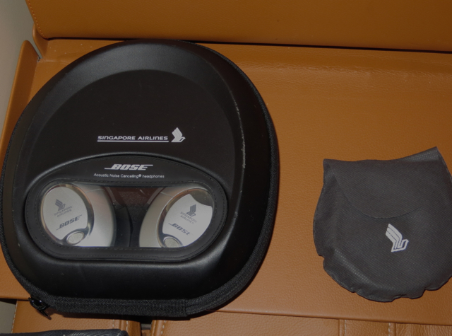 Singapore Suites A380 Review - Bose Noise Canceling Headphones