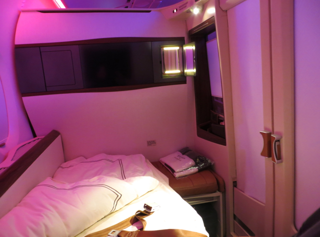 Singapore Suites A380 Review - Suite Doors Closed