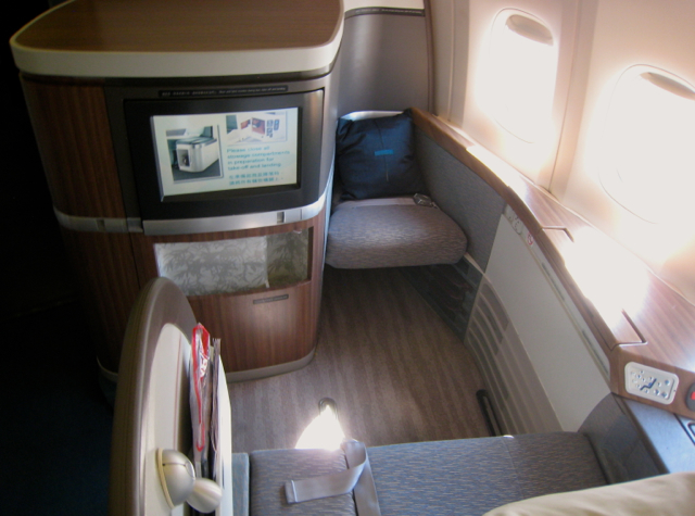 Cathay Pacific First Class Review NYC JFK to Hong Kong - Suite 1K