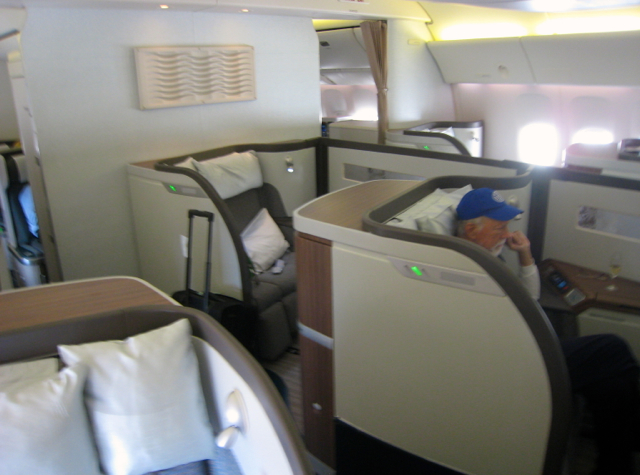 Cathay Pacific First Class Review NYC JFK to Hong Kong-First Class Cabin