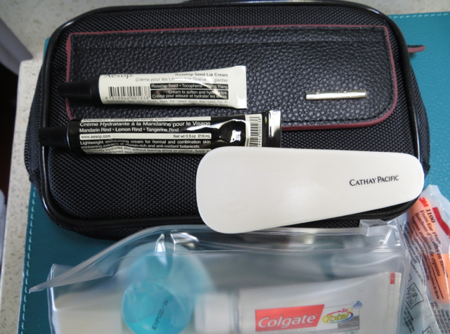 Cathay Pacific First Class Amenity Kit