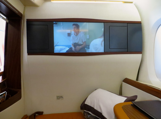 Singapore Suites A380 Review Singapore to Hong Kong: Movie Dallas Buyers Club