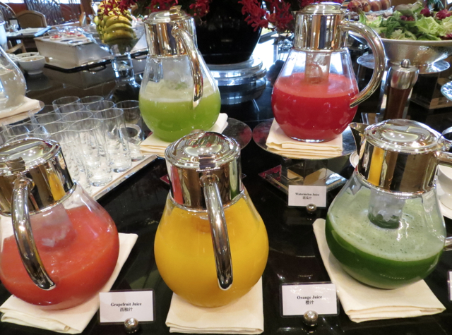 Review-Grand Club, Grand Hyatt Hong Kong-Fresh Juices