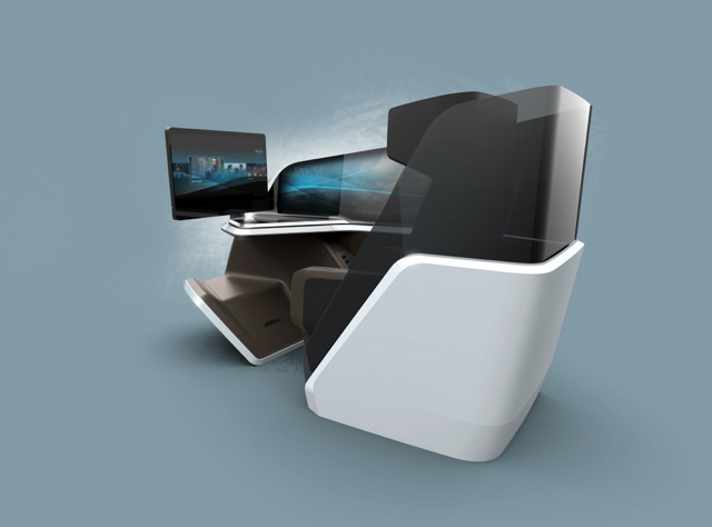 Thales' Concept: New Immersive Business Class Seat