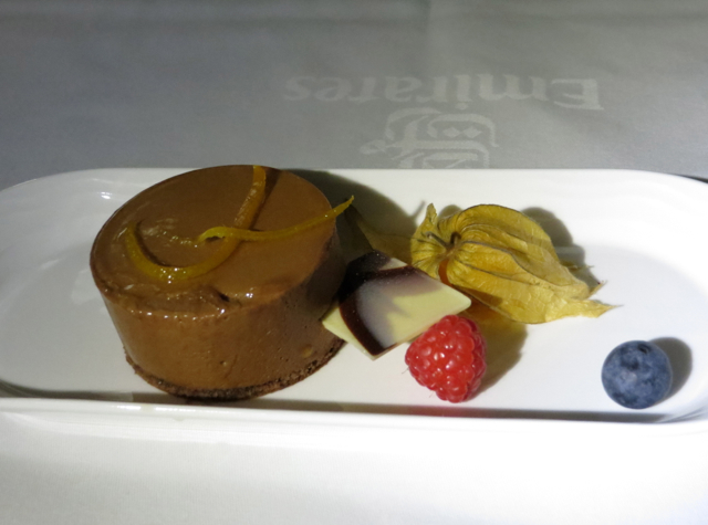 Emirates First Class A380 Review - Dessert