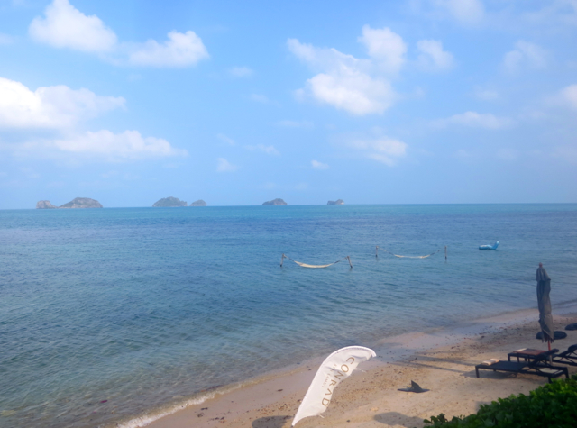 Conrad Koh Samui Review - Beach and Sun Loungers