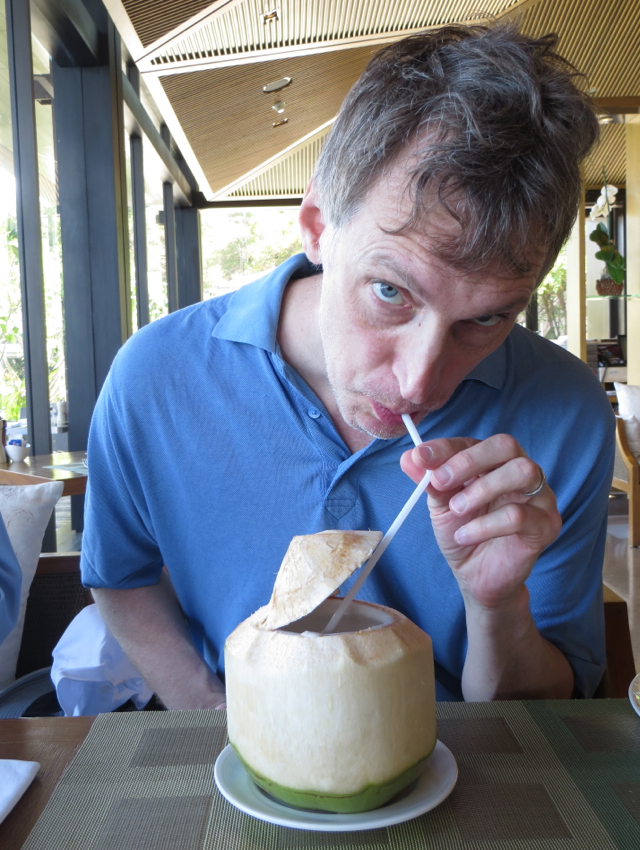 Conrad Koh Samui Zest Restaurant Review - Fresh Coconut Water 