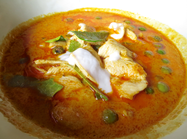 Conrad Koh Samui Zest Restaurant Review, Menu and Prices - Panang Chicken Curry