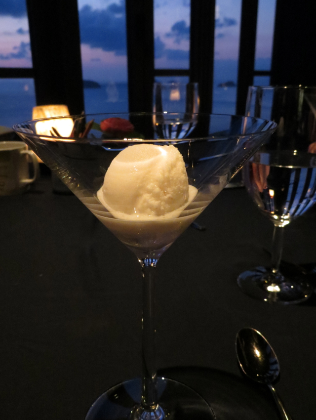 Jahn Restaurant Review, Conrad Koh Samui - Sorbet Palate Cleanser