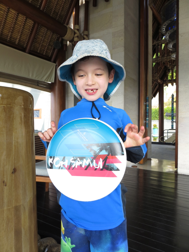 Four Seasons Koh Samui Review - Kids Welcome Amenity-Frisbee