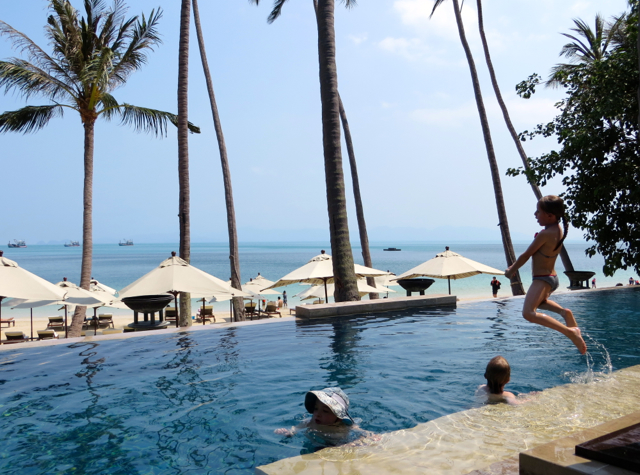 Four Seasons Koh Samui Review - Pool and Beach