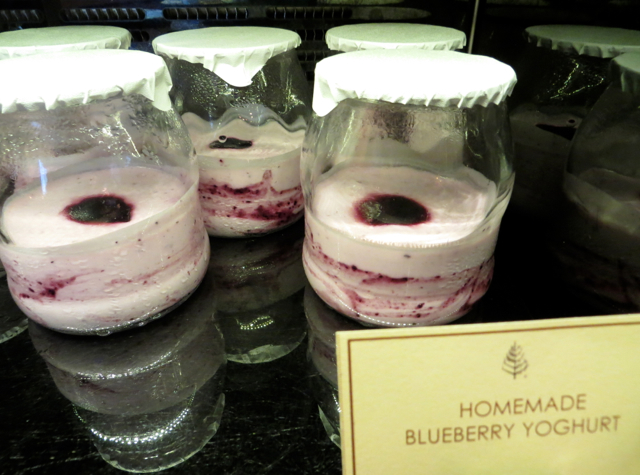 Four Seasons Koh Samui Breakfast - Homemade Blueberry Yogurt